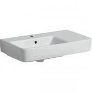 Раковина для ванной Geberit Selnova Compact 65x37 см полка справа фарфор белый 501.551.00.1