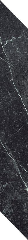 Фриз керамограніт Paradyz Barro Nero матовий грес лівий 7,2х59,8 см  L---072X598-1-BARR.NELE