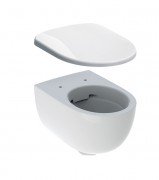 Унітаз підвісний Geberit Selnova 35,5х53 см з сидінням з кришкою Soft-Close білий 500.694.01.2+500.335.01.1