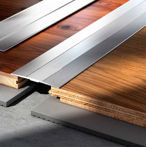 Алюминиевый порог Salag Stratus S08 с самоклеящейся лентой 0.91 м серебряный анодированный S08E11