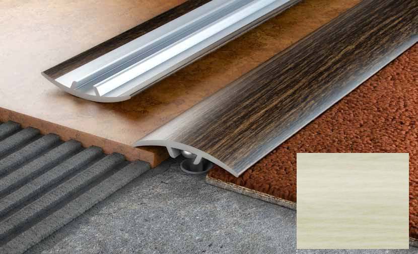 Алюминиевый порог Salag Stratus S10 0.91 м сосна белая S10114