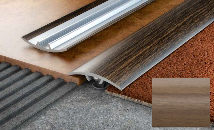 Алюмінієвий поріг Salag Stratus S10 0.91 м волоський горіх S10118