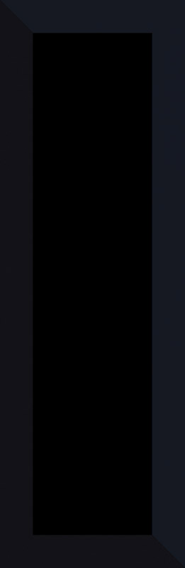 Плитка настінна Paradyz Tamoe Nero глянсова 9,8х29,8 см S-K-098X298-1-TAMO.NE