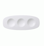 Tарілка овальна з розделенями Villeroy & Boch Affinity 30х12 см білий 16-4004-2778