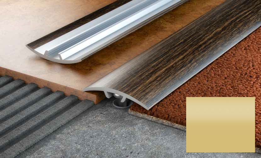 Алюмінієвий поріг Salag Stratus S10 0.91 м золотий анодований S10110