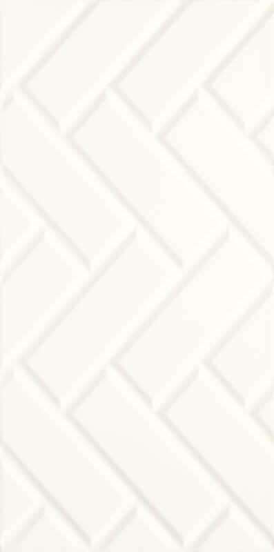 Плитка настенная Paradyz Moonlight Bianco A Struktura 29,8х59,8 см SSR-295X595-1-MOON.BIA
