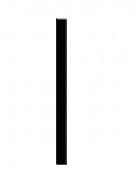 Фриз стеклянный Paradyz Uniwersalna Listwa Szklana Nero 3х40 см LG--030X400-1-LISZ.NE---2