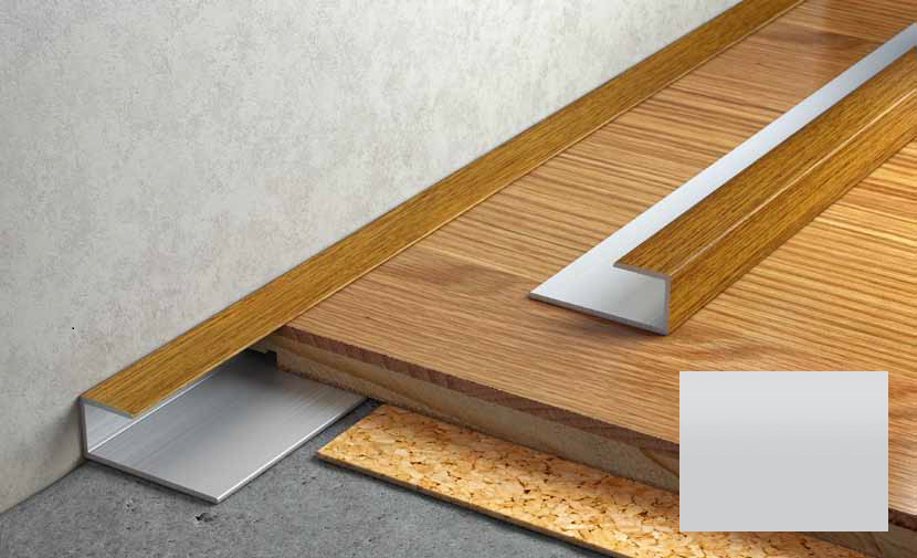 Алюмінієвий поріг з клеєм Salag Stratus S13 0.91 м срібний анодований S13A11