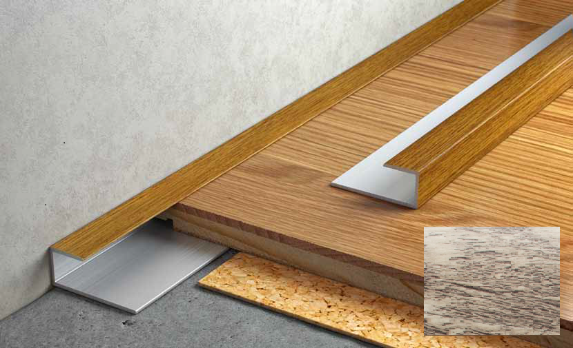 Алюминиевый порог Salag Stratus S13 0.91 м дуб старый S13119