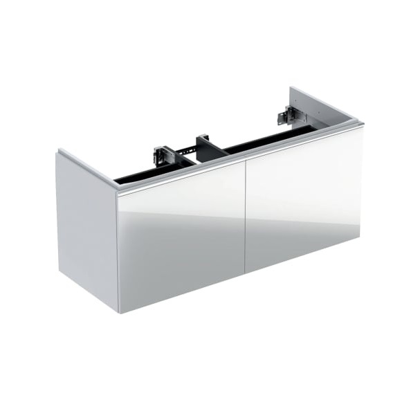 Тумба під раковину Geberit Acanto 119х47,6 см ДСП/стекло білий 502.355.01.2