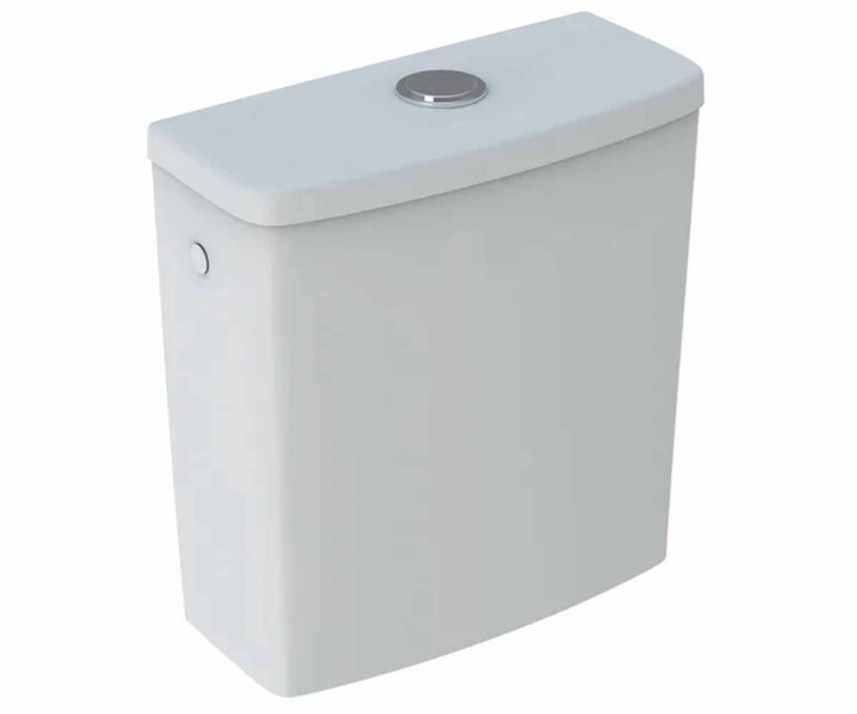 Зливний бачок для унітазу-компакту Geberit Selnova Square фарфор білий 501.578.01.1