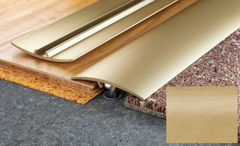 Алюминиевый порог Salag Stratus S11 0.91 м бук S11101