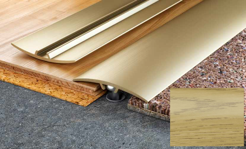 Алюминиевый порог Salag Stratus S11 0.91 м дуб рустикальный S11102