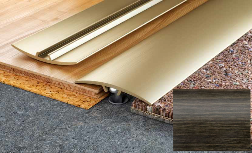 Алюминиевый порог Salag Stratus S11 0.91 м венге S11112