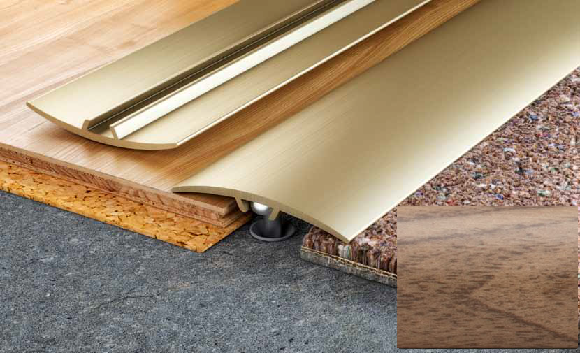 Алюминиевый порог Salag Stratus S11 1.82 м мербау S11317