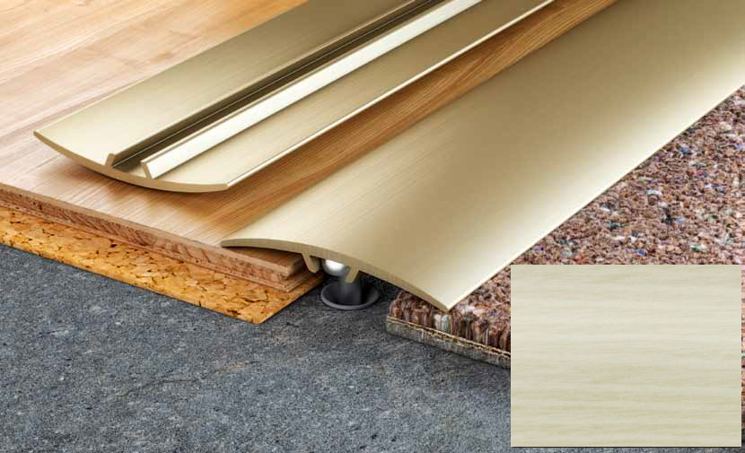 Алюмінієвий поріг Salag Stratus S11 1.82 м сосна біла S11314