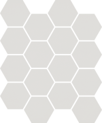Мозаїка Paradyz Uniwersalna Mozaika Prasowana Grys Hexagon 22х25,5 см M-P-220X255-1-UNIW.GRHE