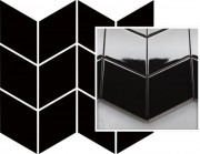 Мозаїка Paradyz Uniwersalna Mozaika Prasowana Nero Romb Braid 20,5х23,8 см M-P-205X238-1-UNIW.NEROBR