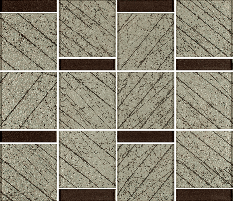 Мозаїка Paradyz Uniwersalna Mozaika Szklana Brown Paradyz Ramones 25,7х29,8 см MGC-298X257-1-UNIW.BRRAM