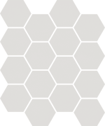 Мозаика Paradyz Uniwersalna Mozaika Prasowana Grys Hexagon 22х25,5 см M-P-220X255-1-UNIW.GRHE
