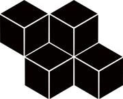 Мозаика Paradyz Uniwersalna Mozaika Prasowana Nero Romb Hexagon 20,4х23,8 см M-P-204X238-1-UNIW.NEROHE