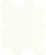 Мозаїка Paradyz Uniwersalna Mozaika Prasowana Bianco Hexagon 22х25,5 см M-P-220X255-1-UNIW.BIHE