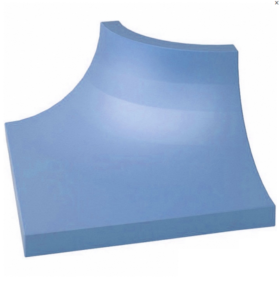 Куточок Paradyz Gamma Niebieska Ksztaltka C матовий 3х4 см K---030X040-1-GAMA.NIC-M