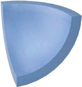 Уголок Paradyz Gamma Niebieska Ksztaltka D матовый 3х3 см K---030X030-1-GAMA.NID-M