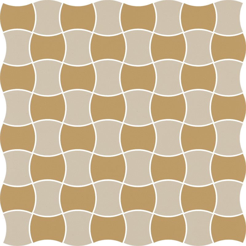 Мозаика Paradyz Modernizm Bianco Prasowana K.3,6X4,4 Mix C 30,86x30,86 см M-P-309X309-1-MODM.BIMXC