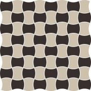 Мозаїка Paradyz Modernizm Nero Prasowana K.3,6X4,4 Mix C 30,86x30,86 см M-P-309X309-1-MODM.NEMXC