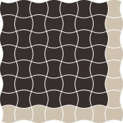 Мозаика Paradyz Modernizm Nero Prasowana K.3,6X4,4 Mix A 30,86x30,86 см M-P-309X309-1-MODM.NEMXA