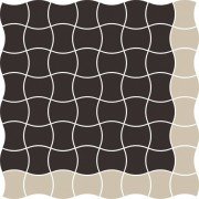 Мозаїка Paradyz Modernizm Nero Prasowana K.3,6X4,4 Mix A 30,86x30,86 см M-P-309X309-1-MODM.NEMXA