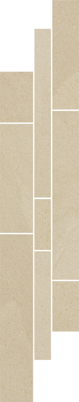 Декор Paradyz Rockstone Beige Listwa Mix Paski 14,3х71 см L---143X710-1-ROCK.BEPAMX