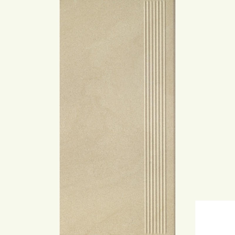 Ступінь Paradyz Rockstone Beige Stopnica Prosta Mat. 29,8x59,8 см Q-R-298X598-1-ROCK.BESP