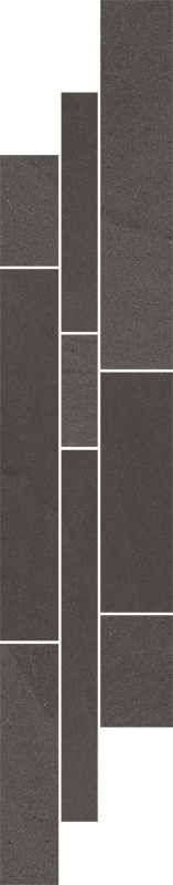 Декор Paradyz Rockstone Grafit Listwa Mix Paski 14,3х71 см L---143X710-1-ROCK.GTPAMX