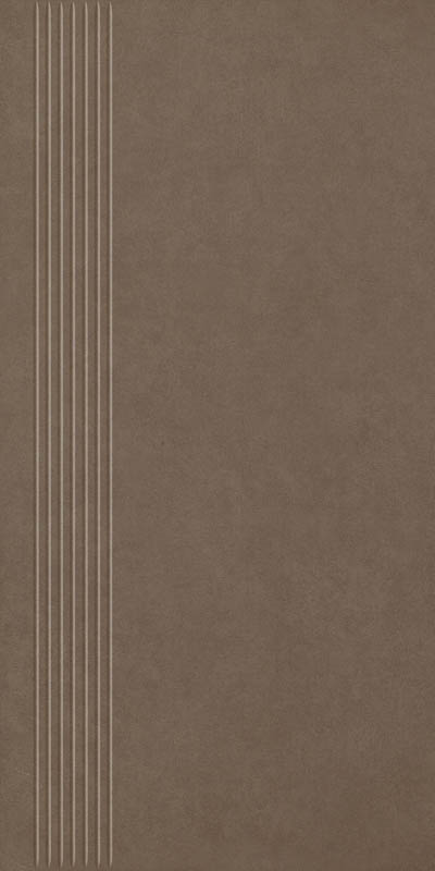 Ступінь Paradyz Intero Brown Stopnica Prasowana Mat. 29,8X59,8 см Q-R-298X598-1-INTE.BR--SP