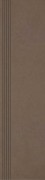 Сходинка Paradyz Intero Brown Stopnica Prosta Nacinana Mat. 29,8X119,8 см QN--0,3X1,2-1-INTE.BRSP-M