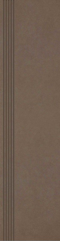 Сходинка Paradyz Intero Brown Stopnica Prosta Nacinana Mat. 29,8X119,8 см QN--0,3X1,2-1-INTE.BRSP-M
