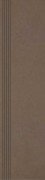 Ступень Paradyz Intero Brown Stopnica Prosta Nacinana Mat. 29,8X119,8 см QN--0,3X1,2-1-INTE.BRSP-M