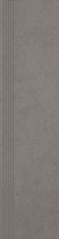 Сходинка Paradyz Intero Grys Stopnica Prosta Nacinana Mat. 29,8X119,8 см QN--0,3X1,2-1-INTE.GRSP-M