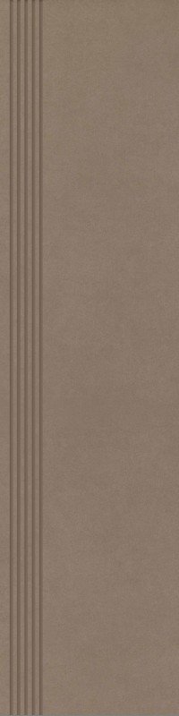 Сходинка Paradyz Intero Mocca Stopnica Prosta Nacinana Mat. 29,8X119,8 см QN--0,3X1,2-1-INTE.MOSP-M