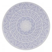 Tарелка без краев Villeroy & Boch Algo Blue 25см голубой 16-4057-2630