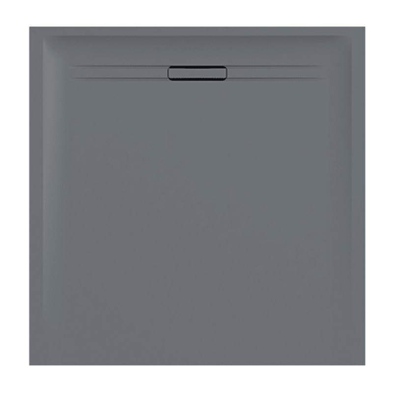 Душовий піддон Geberit Sestra 90х90 см структура сланцю сірий 550.260.00.2