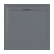 Душовий піддон Geberit Sestra 90х90 см структура сланцю сірий 550.260.00.2