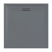 Душевой поддон Geberit Sestra 90х90 см структура сланца серый 550.260.00.2