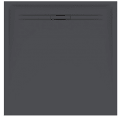 Душевой поддон Geberit Sestra 90х90 см структура сланца графит 550.270.00.2