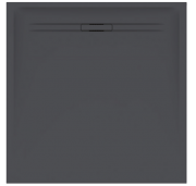 Душевой поддон Geberit Sestra 90х90 см структура сланца графит 550.270.00.2