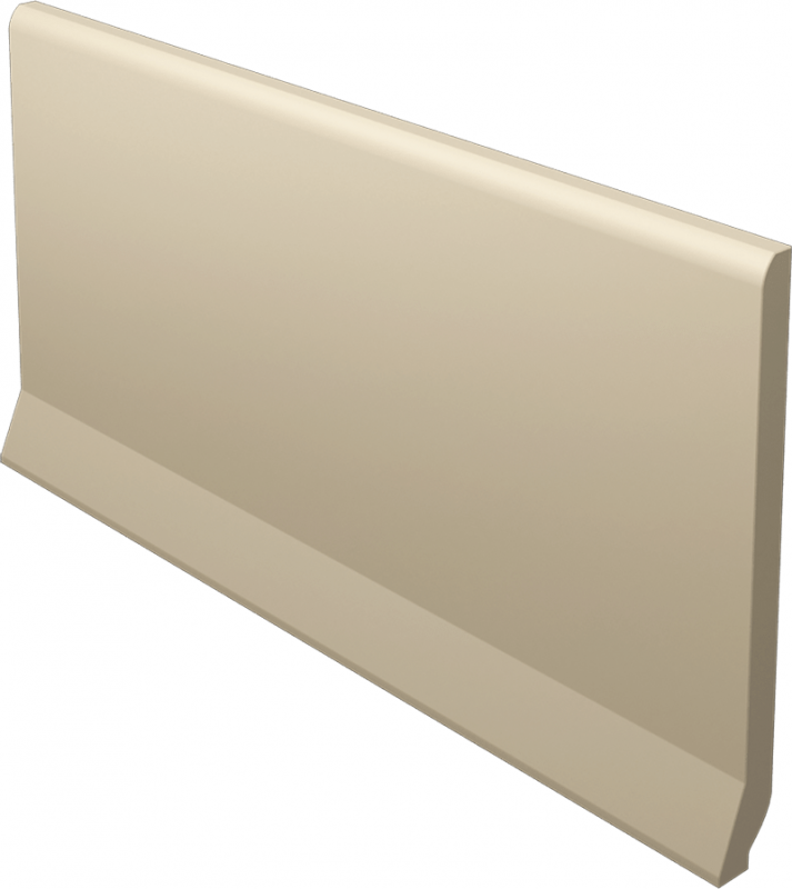 Плінтус Paradyz Bazo Beige Cokol Wywiniety Ostry Monokolor Mat. 10х19,8 см C---100X198-1-BAZO.BEUNWO