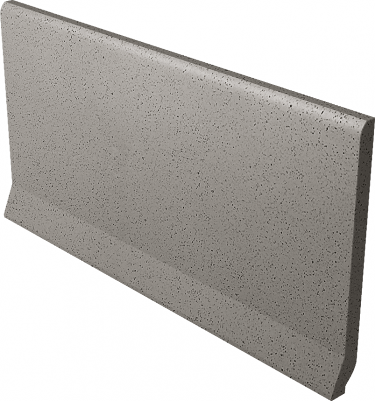 Плінтус Paradyz Bazo Grys Cokol Wywiniety Ostry Sol-Pieprz Mat. 10х19,8 см C---100X198-1-BAZO.GRPOWO