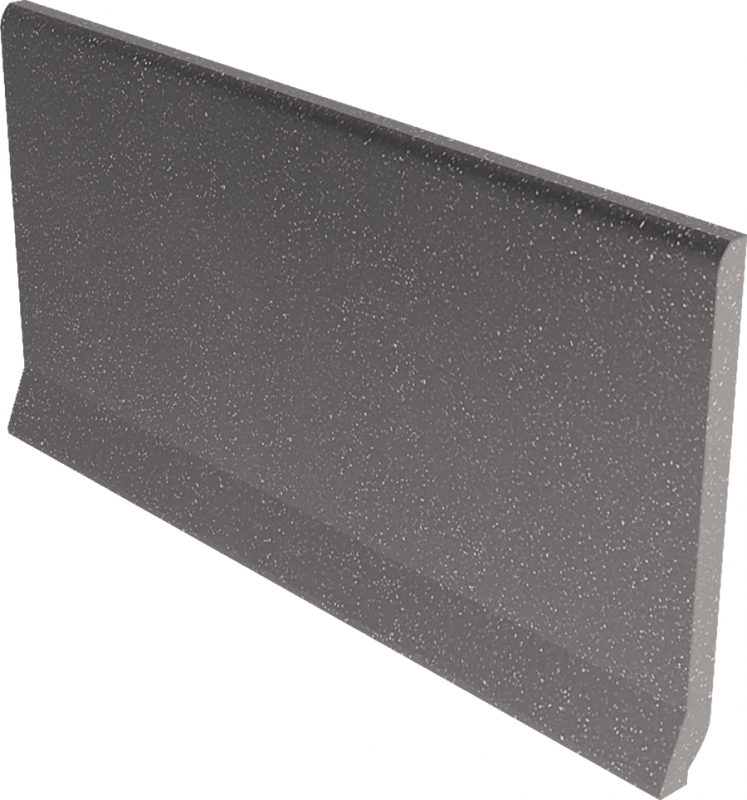 Плінтус Paradyz Bazo Nero Cokol Wywiniety Ostry Sol-Pieprz Mat. 10х19,8 см C---100X198-1-BAZO.NEPOWO